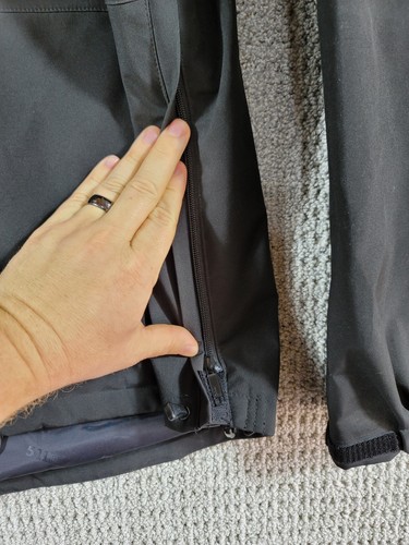 5.11 Tactical Jacket Mens Sz L Black Sabre 2.0 Zip Up Waterproof Conceal Carry - Picture 11 of 24