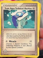 Team Aqua Technical Machine 01 79/95 Team Magma vs Team Aqua Regular on eBay