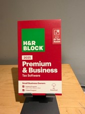 H R Block Premium and Business 2025 Tax Software. PC DOWN LOAD ONLY