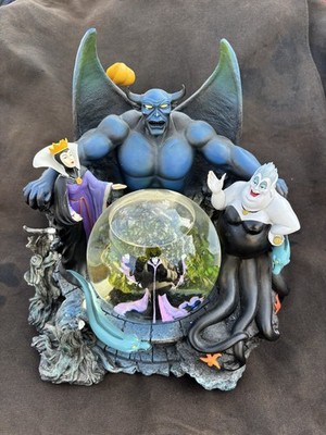 Disney Villains Snow Globe Maleficent, Chernabog, Evil Queen NOT WORKING W/CHIPS