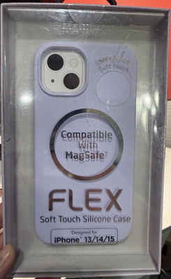 Mercury FLEX Soft Touch Purple Silicone MagSafe Case for iPhone 13/14/15