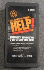GE Full Power 40 Channel 2-Way Citizens Band Radio HELP GE 3-5900 Tested Works