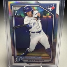 2024 Bowman Draft #BDC-160 Aaron Parker Chrome Refractor Toronto Blue Jays