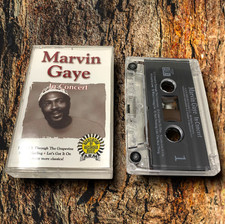 Vintage 1999 Marvin Gaye in Concert Audio Cassette Tape Tested R  B Soul