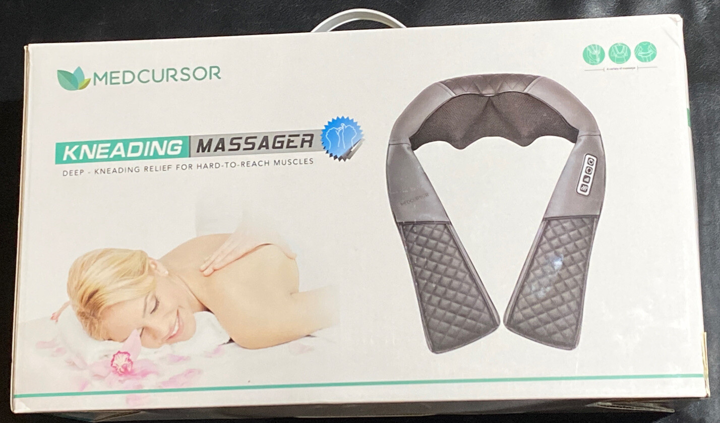 Medcursor Neck Shoulder Massager with Heat, Electric Shiatsu Back Mass –  Infyniti Home