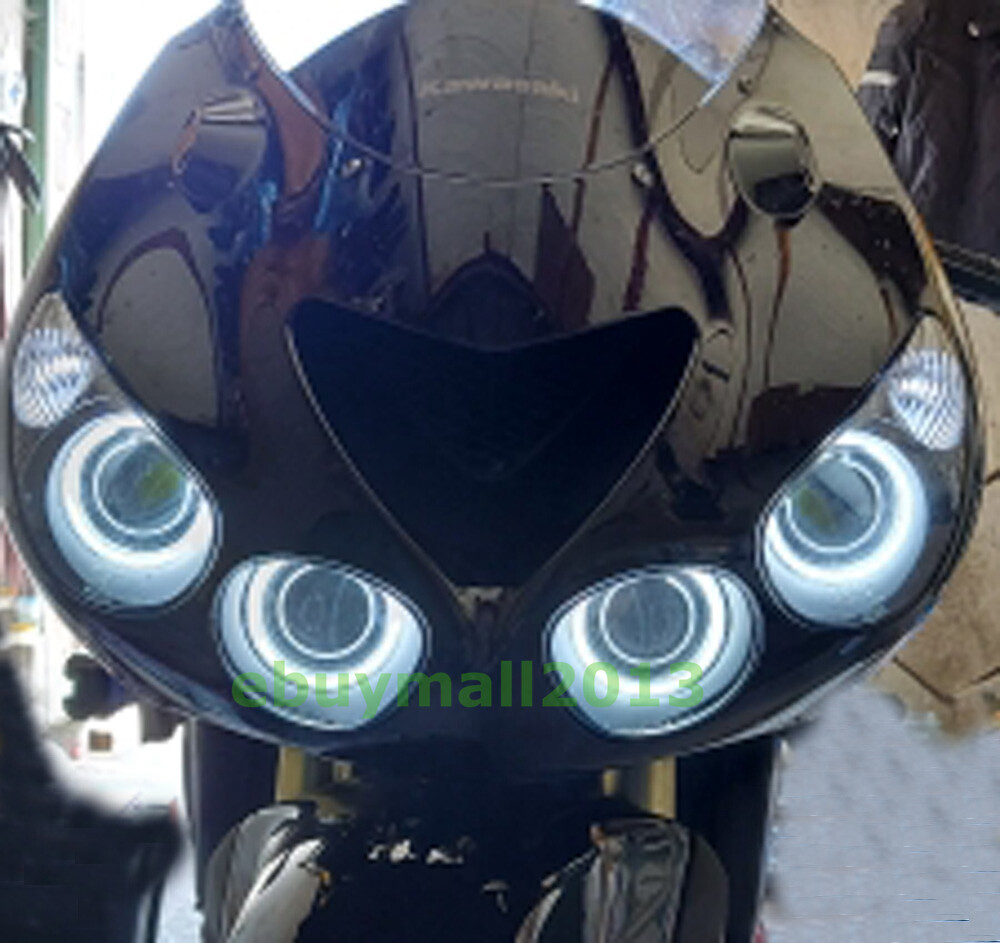 BT RGB Halo Ring for Kawasaki Ninja ZX14 Demon Devil Angel Eyes