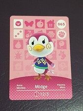 MIDGE  ANIMAL CROSSING AMIIBO SERIES 1 CARD #065 TRACKED AU POST geniuine 