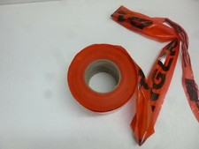 NEW!! Barricade Tape, Red, 3" x 1000 ft., Danger