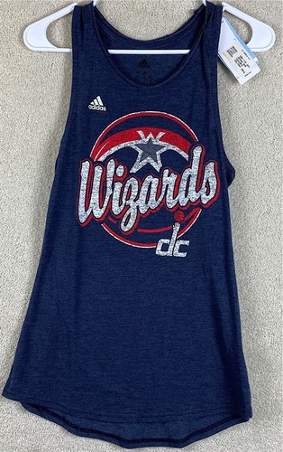 Washington Wizards NBA Adidas Basketball Blue Womens Size Small Tank 