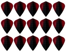 5 New Sets Harrows Sonic X Kite Dart Flights Ships w/ Tracking - Red