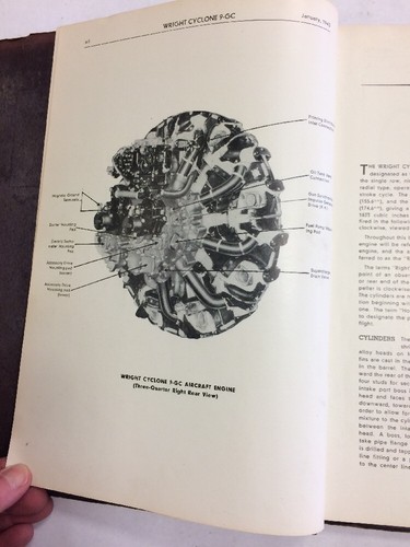 Wright Cyclone Engine 9 Series C9GC Instruction Book Install.Ops Servce & Maint - Picture 8 of 12