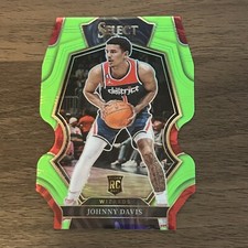 2022 Select Premier Level Light Green Prizm Die-Cut /49 Johnny Davis Rookie NBA 