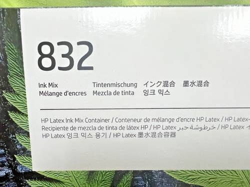 HP 832 Ink Mix Container 4UV83A for HP Latex 700W Printer Y0U21-67220 EXP 06/26 - Afbeelding 4 van 11