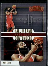 2018-19 Panini Contenders #7 James Harden Hall of Fame Contenders Rockets