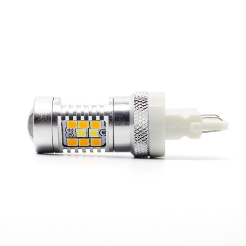 Alla Lighting 3157 Super Bright YellowTurn Signal| White DRL Running Light Bulb - Picture 11 of 12