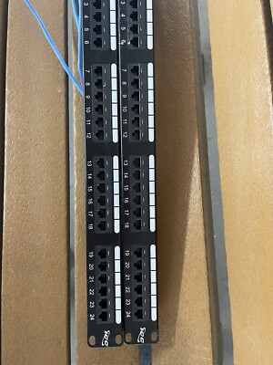 ICC ICMPP02460 CAT6 Network Patch Panel with 24 Ports. 2 RMS