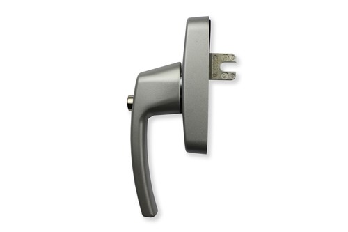 Genuine Roto Alu500 Aluminium Tilt Turn Window Handle Fork Drive Silver - Picture 2 of 3