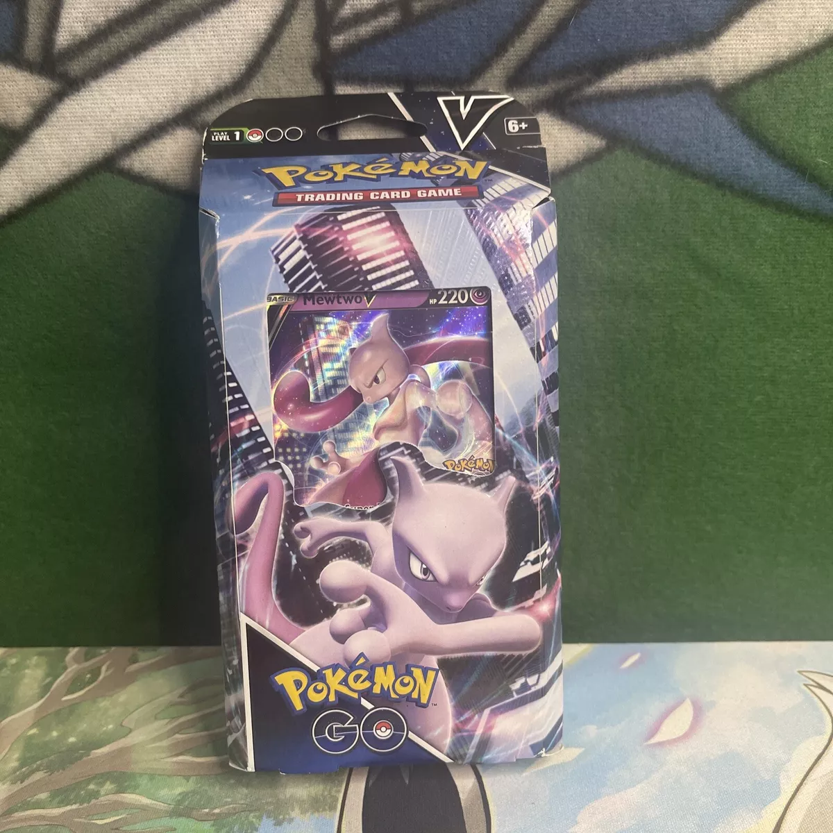 Pokemon GO Trading Card Game - V Battle Deck - MEWTWO V (60-Card Deck) 