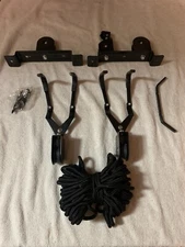 Wallmaster Bike Ceiling Mount Lift Hoist Hanger Storage Rack for Garage Indoor 1