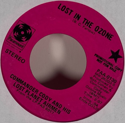 COMMANDER CODY & HIS LOST PLANET AIRMEN 45 LOST IN THE OZONE / MIDNIGHT SHIFT EX
