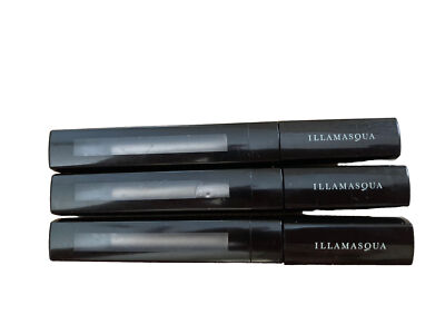 Illamasqua GLAZE Loaded Lip Polish - Clear - 3 Tubes!