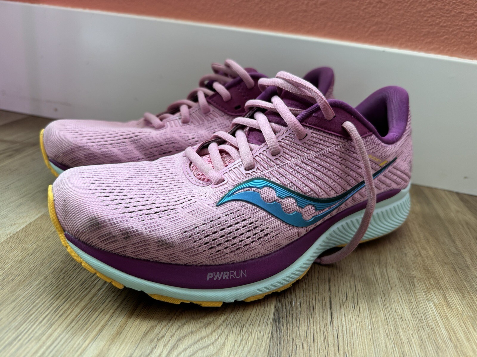 Saucony Women’s Guide 14 Running Shoes Future Pink size 9 Form Fit Power Run eBay