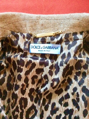 $1595 Dolce & Gabbana Blazer petto singolo colore cammello - Foto 4 di 10