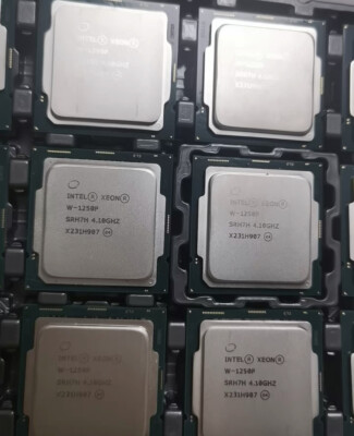 1 pcs Intel Xeon W-1250P LGA-1200 4.10GHz CPU Processor 6-Core 12MB 12-Threads