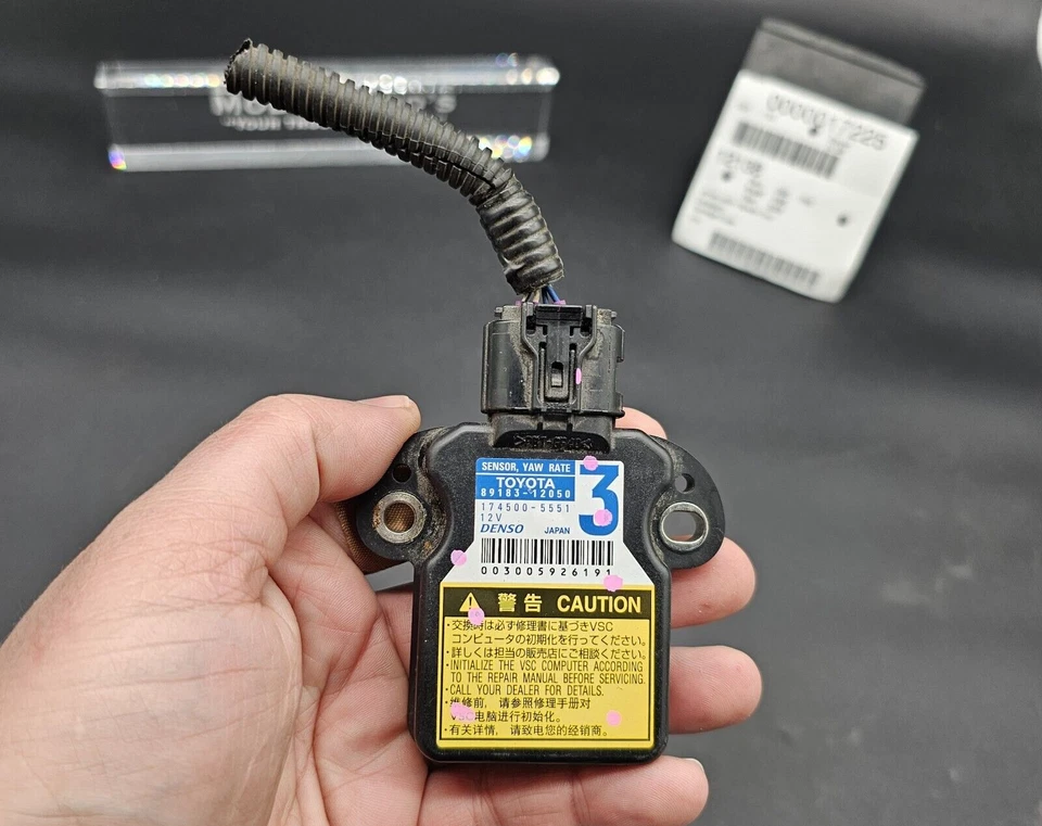 Pontiac Vibe Toyota Matrix Stability YAW 2009-2010 sensor de velocidad 89183-12050 OEM Foto 2 de 4