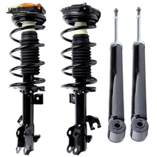 4 Pcs Full Set Fits 2007-2012 Nissan Versa Front Complete Struts Gas Rear Shocks