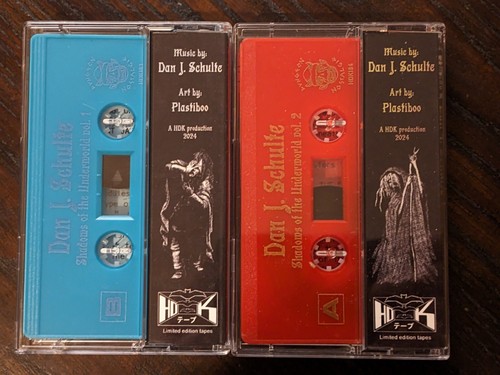 HDK 183 184 Dan Schulte Shadows of the Underworld Plastiboo Dungeon Synth Tapes - Picture 3 of 4