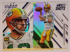 Aaron Rodgers 2015 Panini Clear Vision Clear Shots #38/99 MORE GREAT CARDS LOOK!