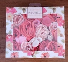 New Scented Soap Petals Flowers White Pink Red Wild Roses boxed stocking stuffer