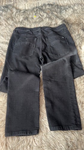 RSQ Jeans Mid Rise London Skinny Slim Black Jeans Size Medium Men’s - Picture 4 of 8