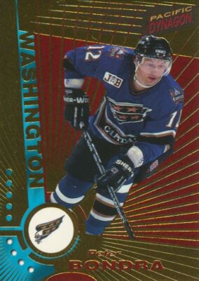 1997-98 Pacific Dynagon #130 PETER BONDRA - Washington Capitals