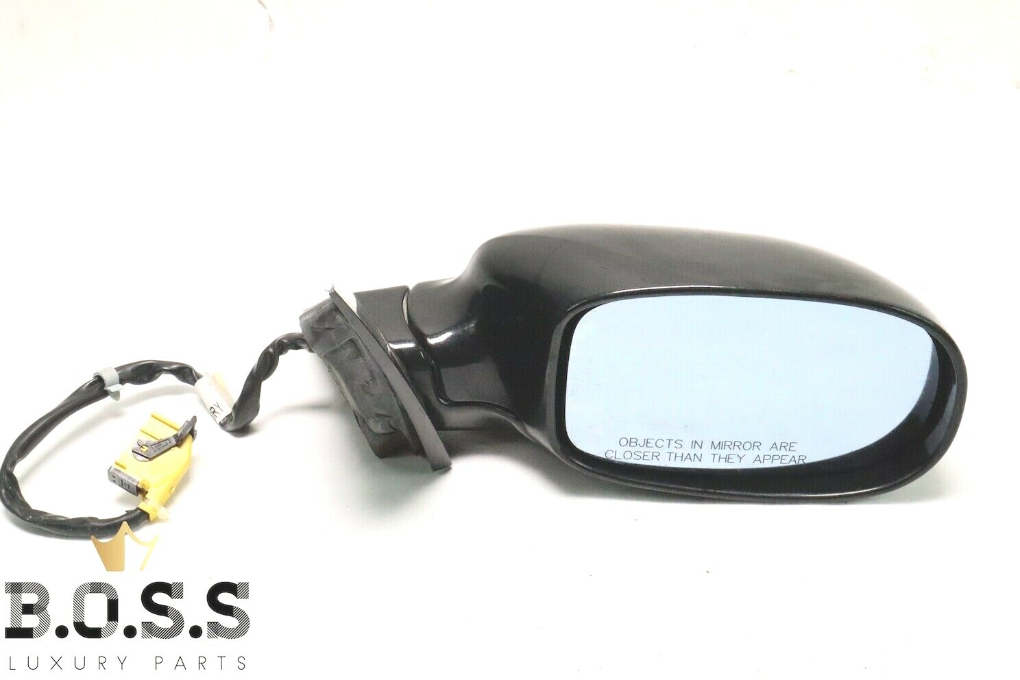 04-08 MASERATI QUATTROPORTE M139 FRONT RIGHT PASS. DOOR SIDE VIEW MIRROR BLACK