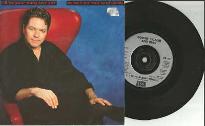 ROBERT PALMER w/ UB40 I ll Be w/ UNRELEASED 7 INCH vinyl Single BOB DYLAN trk