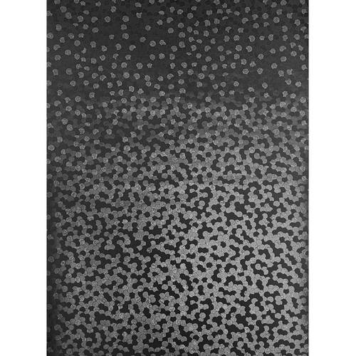 Modern black silver glitter sequins circles pattern contemporary wallpaper rolls - Picture 5 of 10