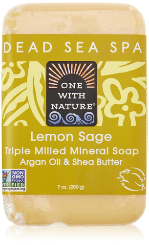 Lemon Sage Dead Sea Mineral Soap, 7 Ounce Bar - Picture 10 of 12