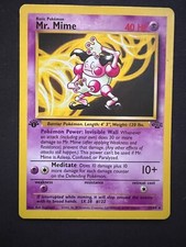 Pokémon TCG Mr. Mime Jungle 22/64 Regular 1st Edition Rare