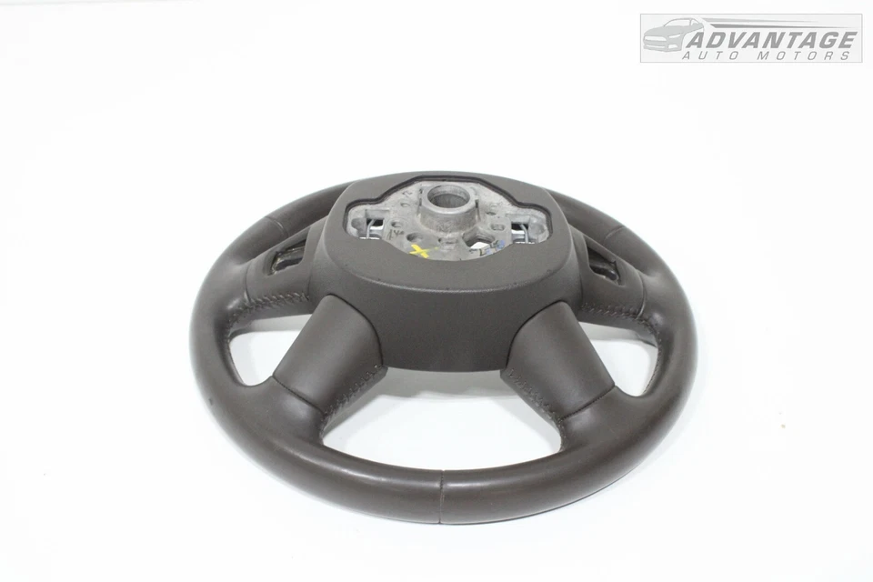 AUDI A8L QUATTRO 2011-2018 volante columna 4 radios cuero marrón OEM Foto 2 de 4