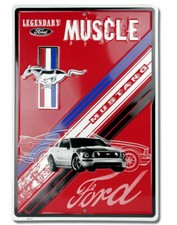 Mustang Metall Parkschild