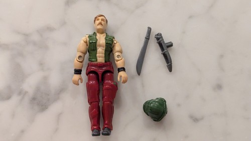 Vintage GI Joe MEAN DOG with Wild Card 1988 Complete - Picture 2 of 20