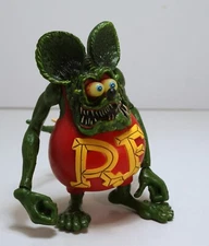 Hard to find  Rat Fink " Big Daddy" ED Roth PVC RED! Adult collectible
