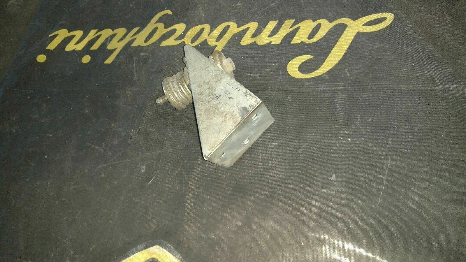 LAMBORGHINI GALLARDO RIGHT SIDE EXHAUST MUFFLER BRACKET MOUNT RH OEM 400253324A