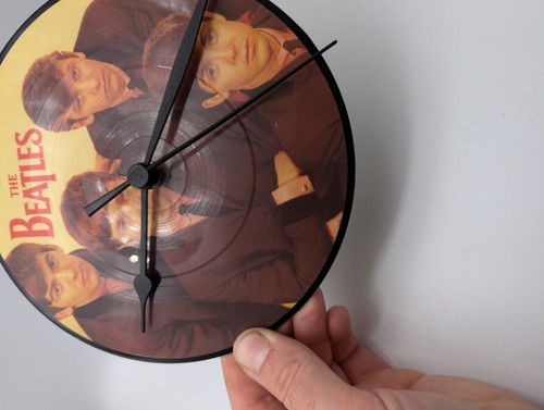 The Beatles Love Me Do Picture Disc UK 7" Vinyl Record Clock 60s - Foto 5 di 6