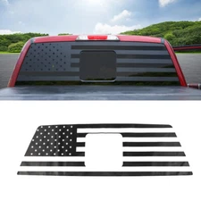 Carbon Fiber Rear Tailgate Window Glass Trim Stickers Decals For Ford F150 2015+