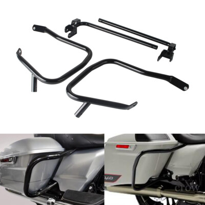 Rear Saddlebag Support Guards Bracket Bar Kit For CVO Street Glide FLHXSE  23-24