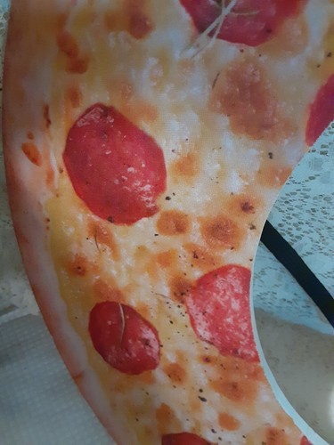 Imagin8 Halloween Pizza Face Jumbo Mask NWT Foam Costume - Picture 8 of 15