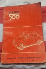 COPIA A COLORI MANUALE FIAT 500 USO E MANUTENZIONE  / FIAT 500